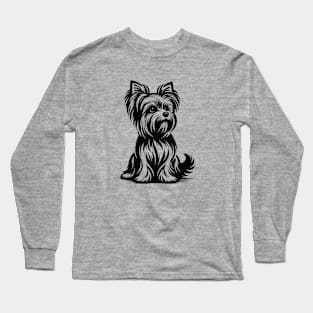 Yorkshire Terrier Dog Long Sleeve T-Shirt